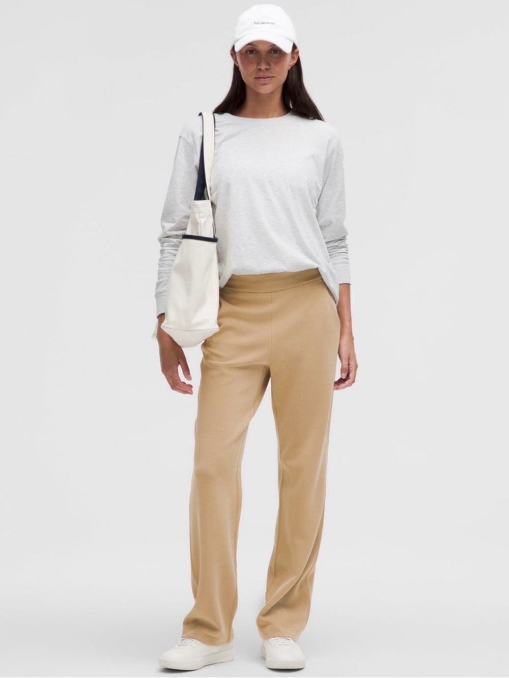 Lululemon Softstreme High Rise Pant Size 6 NWT Filbert Tan  Lounge $128